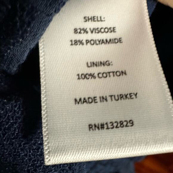 Revolve Tularosa Juliana Top Navy Blue Small Festival Boho $148 Summer Vacation - Picture 6 of 7